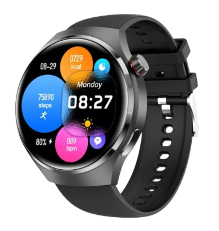 SMARTWATCH GT4 PRO - FITNESS FUNCTIONS - BLUETOOTH CALL AND MESSAGES