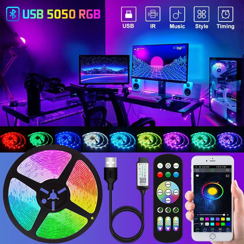 LED STRIP RGB 5050 - BLUETOOTH CONTROL