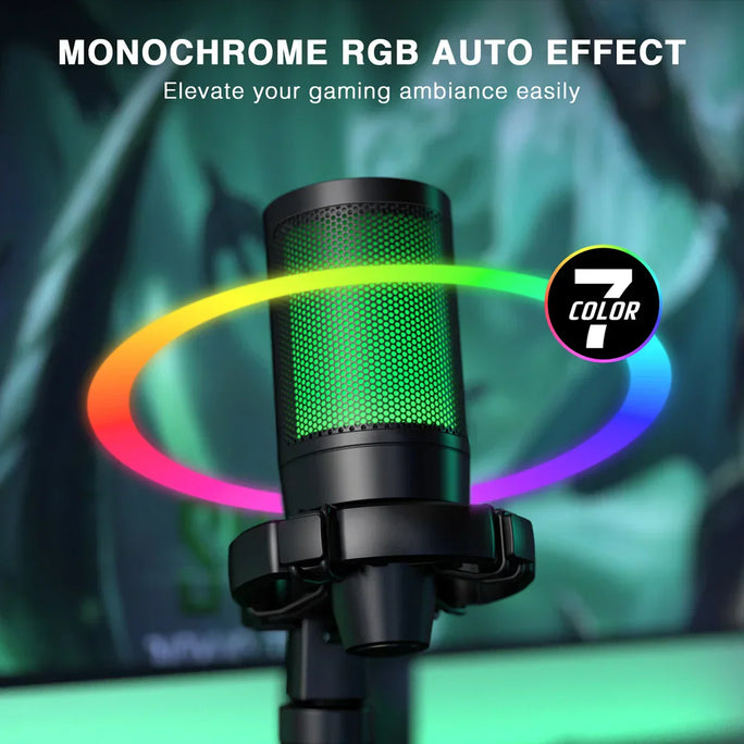 AmpliGame RGB Gaming Microphone